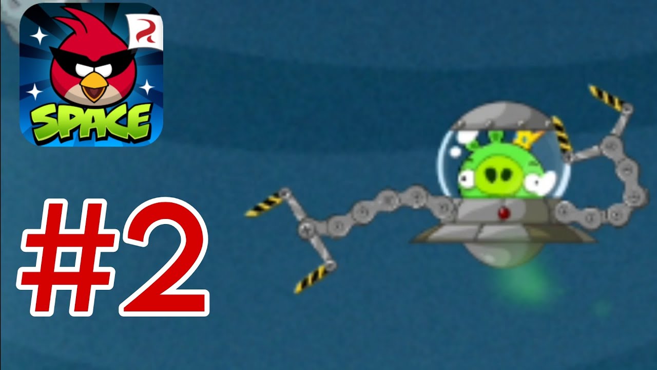 Angry birds space 2 серия.Победили короля на летающей тарелке