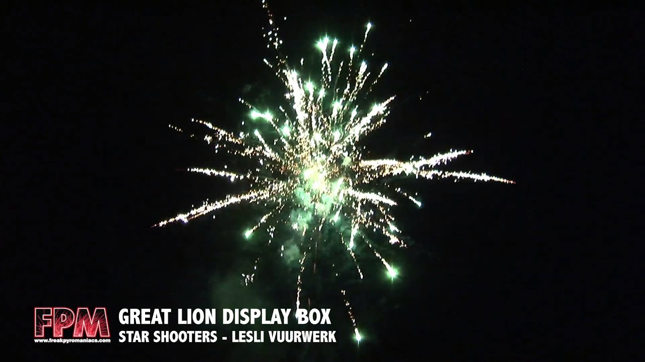 Great Lion Display Box Lesli Vuurwerk 2015 YouTube
