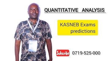 Quantitative Analysis-Matrix Multiplication & Inversion  | CPA Quantitative Analysis Revision