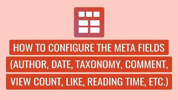 Smart Post Show Pro - How To Configure The Meta Fields (Author, Date, Taxonomy, Comment, etc.)