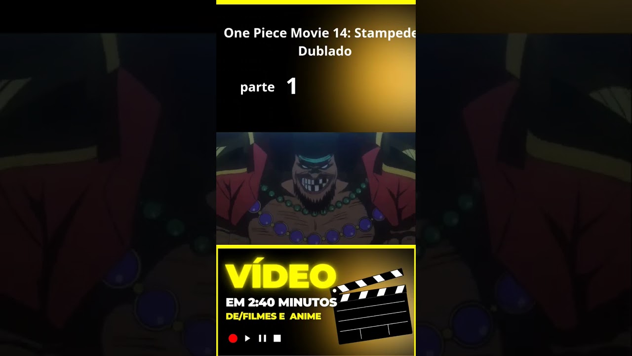 One Piece Stampede, 14º filme de One Piece Stampede legendado em  português! O mais canônico de todos com as informações bombásticas de Laugh  Tale!!! Em., By FJSN