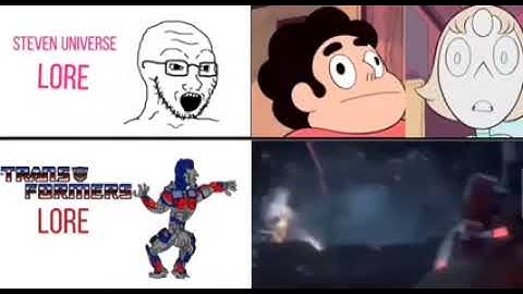 The Chad Transformers vs the virgin Steven Universe￼