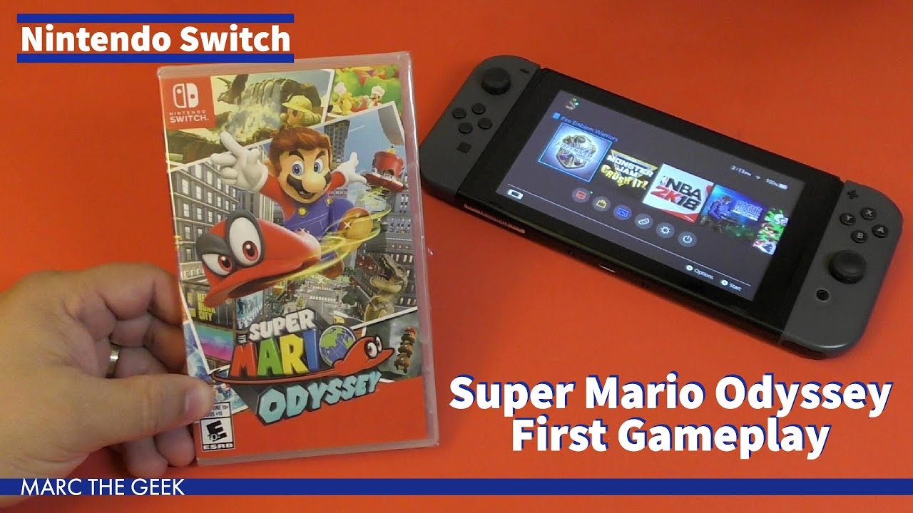 Super Mario Odyssey Nintendo Switch Lite Gameplay 