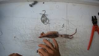Rigging squid for trolling