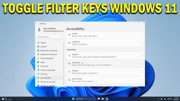 How To Turn On or Off Filter Keys in Windows 11 - Quick Fix