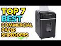 TOP 7: Best Commercial Paper Shredders 2026
