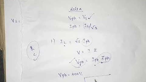 3 Phase AC Circuits related problems - Part 1