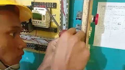 [JOB2] ON OFF LAMPU DI SATU TEMPAT MENGGUNAKAN SMART RELAY ZELIO SR3B101FU