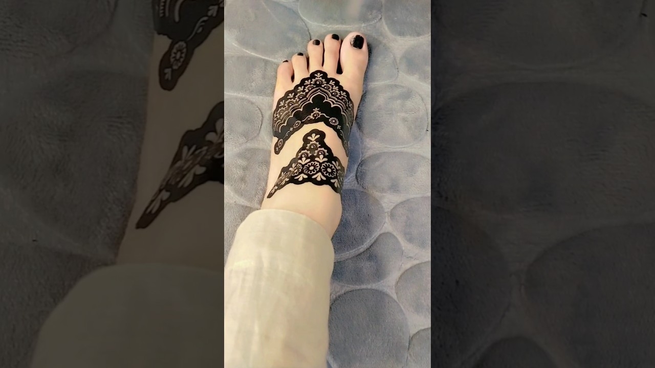 Beautiful sticker mehndi design #shorts