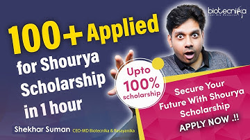 100+ People Have Applied For CSIR NET Shourya Scholarship Within 1 Hr Of Launch - HURRY Limited Slot