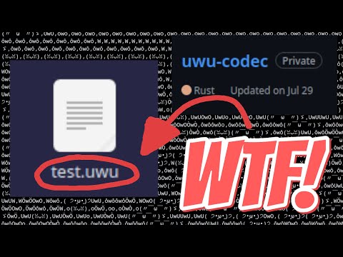 I made a .UwU file extension. [Pt.1] (1K Subs Special)