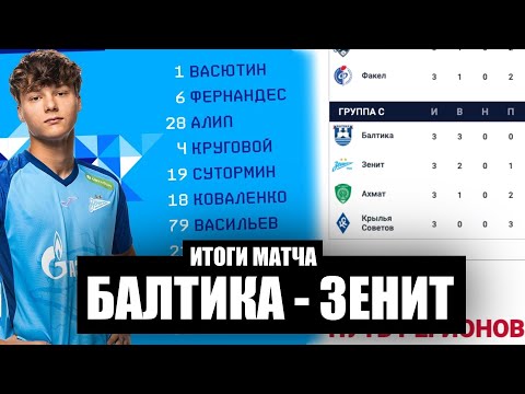 Кого запутал Семак Нужен ли нам Кубок России Итоги матча Балтика 1:0 Зенит