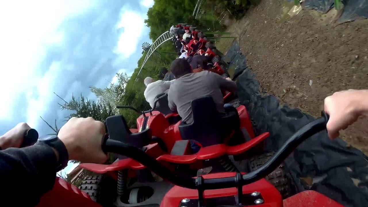 YUKON QUAD (Onride Last Row) Parc LE PAL 2018 YouTube