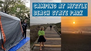 Myrtle Beach State Park FULL TOUR 2023 I Tent Camping, Nature Center Activities, & Beach Sunrise