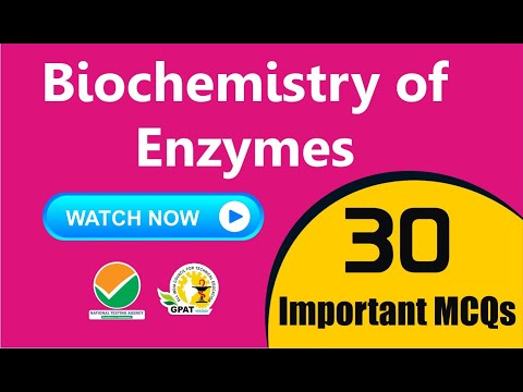 BIOCHEMISTRY OF ENZYMES