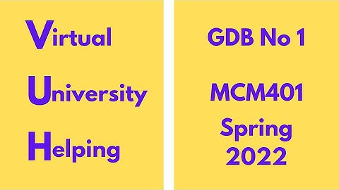 MCM401 GDB No 1 spring 2022 (Human Relations) 100% correct solution#education #virtualuniversity