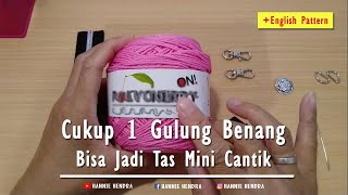 Cara Membuat Tas Pesta Elegan Rajut untuk Pemula | How to Crochet Clutch Bag Bubble