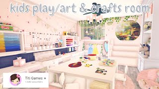 KIDS AESTHETIC PLAYROOM, * summer/botanical* theme for @TitiGames speedbuild/tour [Bloxburg/roblox