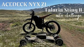 ACEDECK NYX Z1 and TARLIA STING R MX4 - Take On Sierra Mountain Range