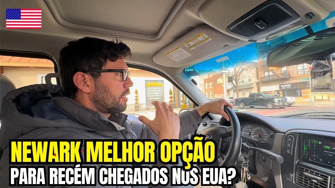 Porque escolher Newark/NJ para morar quando chega nos EUA. 🇺🇸