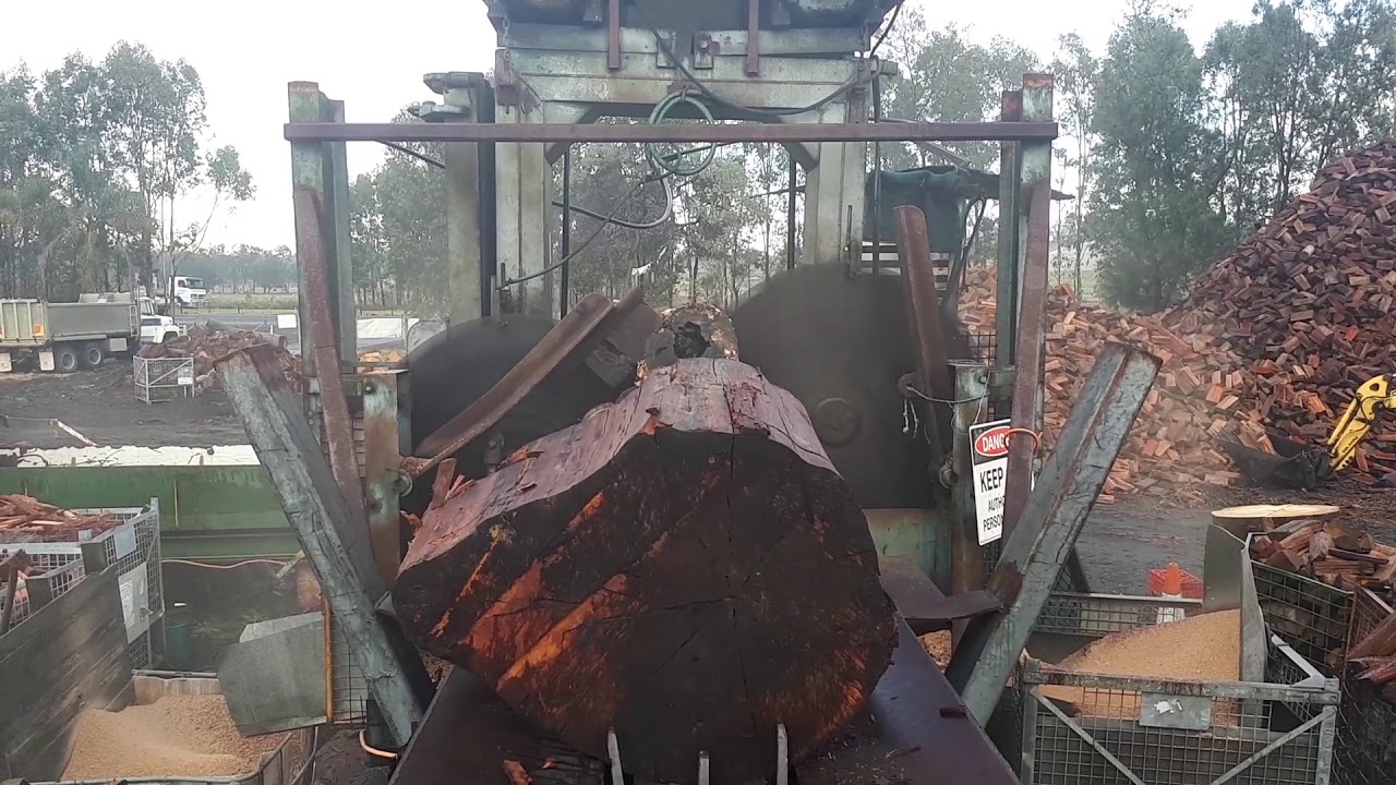 Firewood Processor Box Hill NSW Australia YouTube