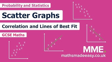 Statistics - Scatter Graphs (Video 1)
