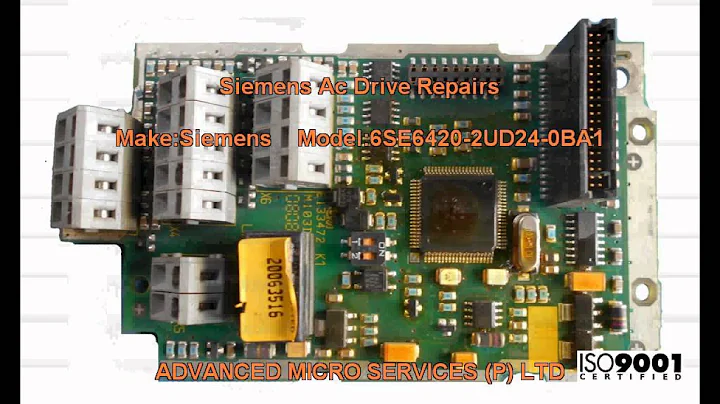 Siemens 6SE6420-2UD24-0BA1 Ac Drive Repairs @ Advanced Micro Services Pvt. Ltd