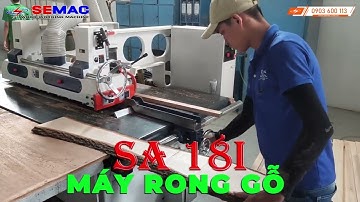 Máy rong gỗ lưỡi dưới | Cưa rong ripsaw | Máy chế biến gỗ công nghiệp