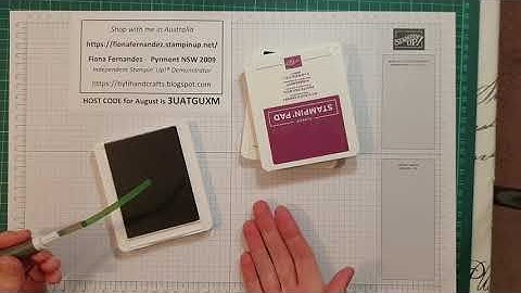 How to put the labels onto Stampin