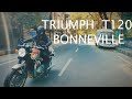 Triumph T120 Bonneville 4K Test Ride and Cinematic | Pure Sound