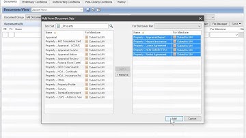Encompass - How to Add to the eFolder Using Sets