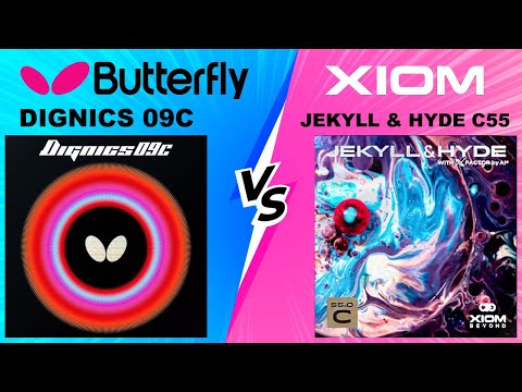 Xiom Jekyll & Hyde C55 Table Tennis Rubber Red