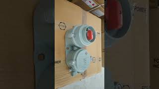 Electrical ON/OFF rotary switch.