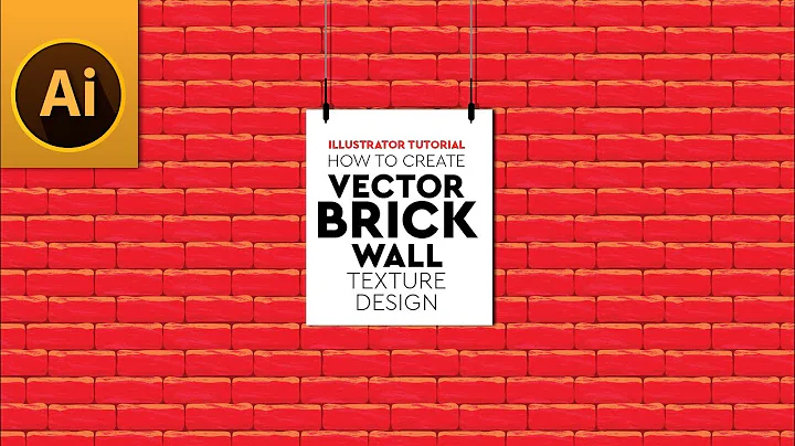 Create Realistic Vector Brick Wall Texture | Adobe Illustrator Tutorial