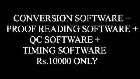 HTML TAGGING CONVERSION SOFTWARE – QC