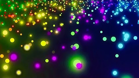 Colorful neon glowing particles animated background video , No Copyright || party VJ loop