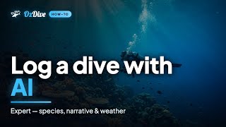 OzDive — Log a Dive with AI (Expert): species ID, narrative & weather from your photos screenshot 2