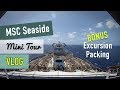 MSC Seaside Caribbean Cruise Vlog and Ship Tour: Day 2 Review