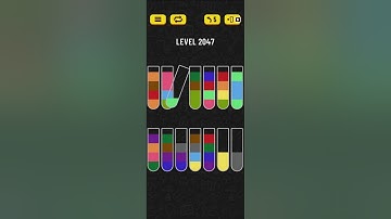 Water sort puzzle level 2047