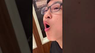 pov: my older brother eating ice but is too cold for him:)