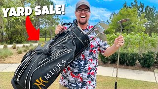 WE FOUND MIURAS AT A YARD SALE… and a SCOTTY CAMERON!!!