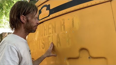 I was TERRIFIED of doing this to my bus! Sanding the bus was INSANE work! | Sanding Saga Part 1