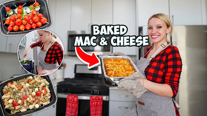 COOK WITH ME FOR CHRISTMAS! *BAKED MAC & CHEESE RE...