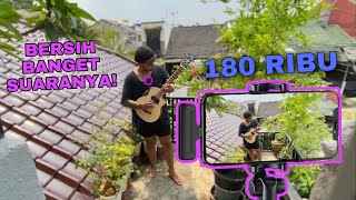 Tutorial Rekaman Gitar Bersih Cuma Pake Handphone Dan Mic Wireless Murah Rp 180.000