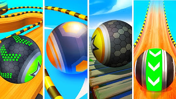 Going Balls vs Action Balls vs Rollance vs Fast Ball Jump - All level gameplay Android, IOS