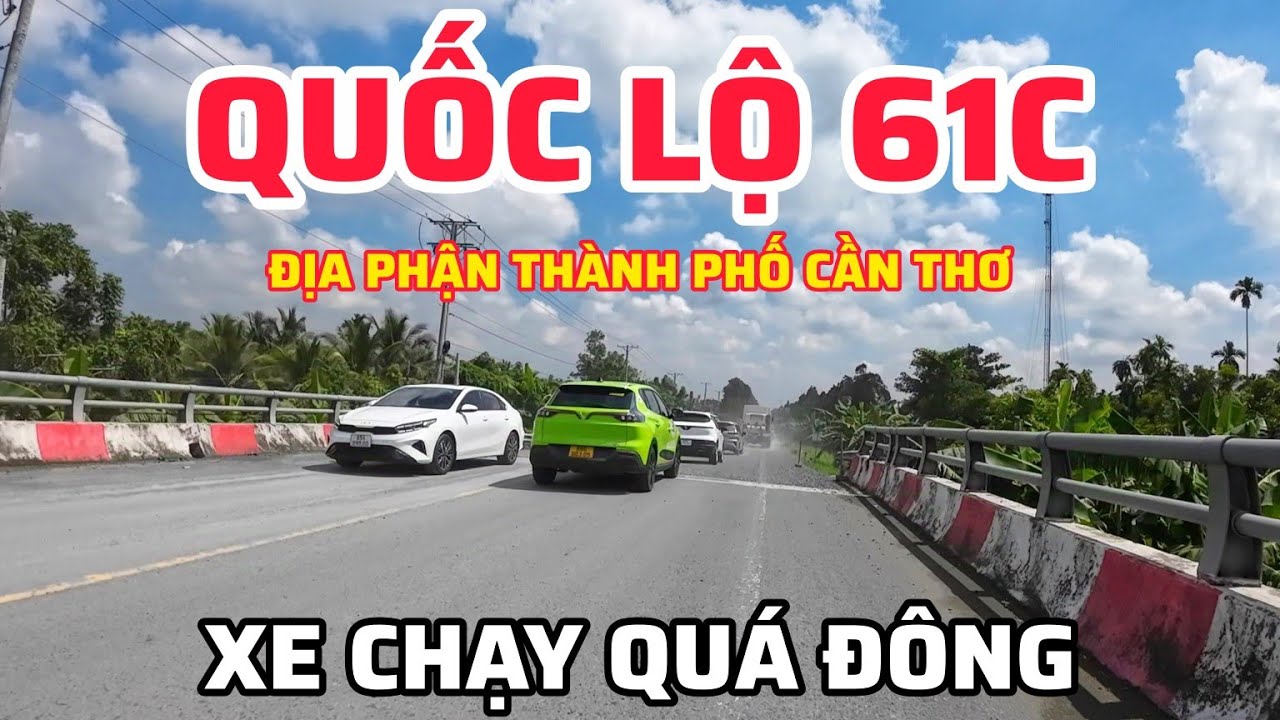 THẢM BETONG NHỰA ĐƯỜNG QUỐC LỘ 61C Ở ĐỊA PHẬN THÀNH PHỐ CẦN THƠ - YouTube