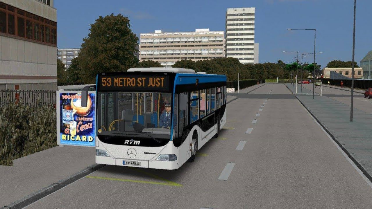OMSI 2 | MARSEILLE2018 : Gameplay - Ligne 53 | Mercedes-Benz Citaro 1 | FR
