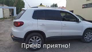 Выхлоп с попкорном Volkswagen Tiguan