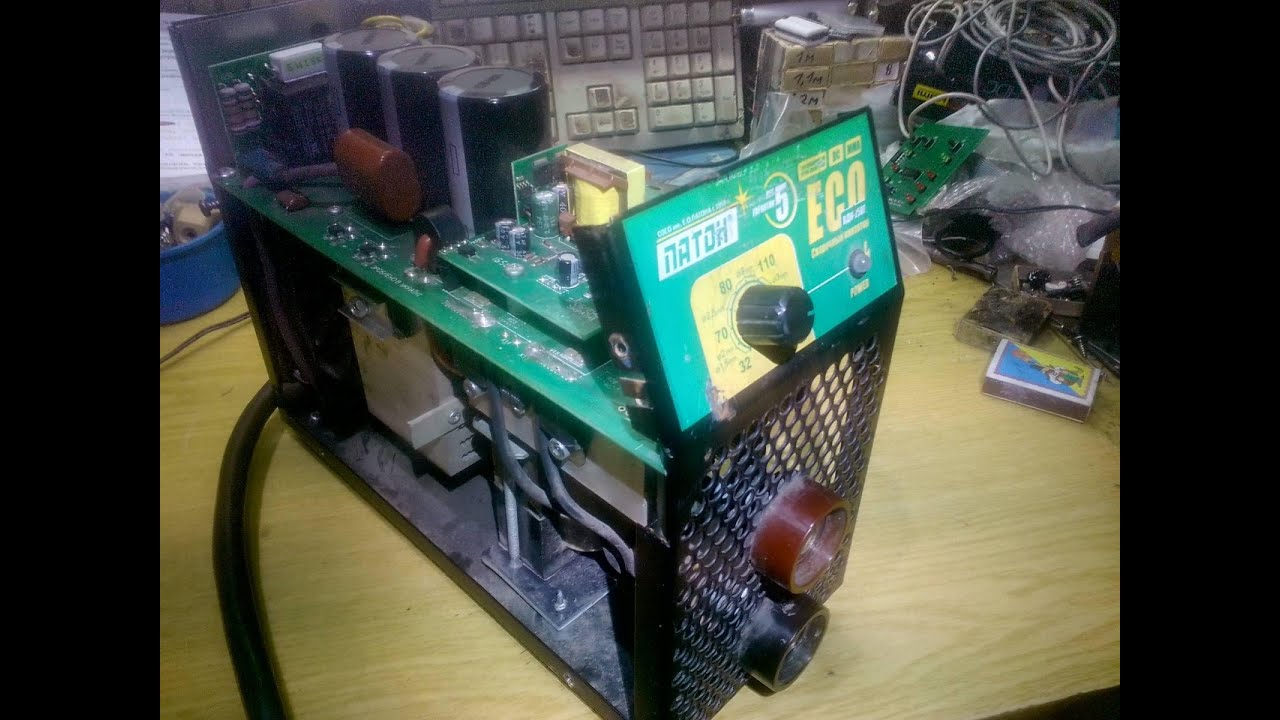 Ремонт сварочного инвертора Патон ВДИ-250Е - YouTube