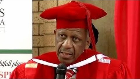 ITC confers an Honorary Doctorate on Phosa
